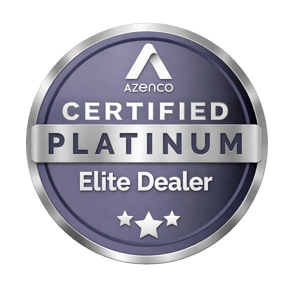Azenco Certified Platinum Elite Dealer Badge
