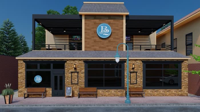 B2 Bistro Point Pleasant rendering