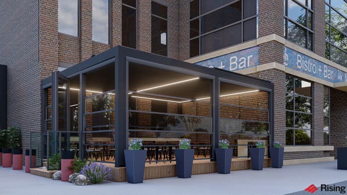 B2 Bistro Reading rendering